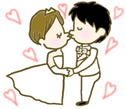Wedding Girl sticker #8125521