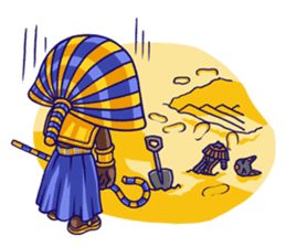 Egypt. Tutankhamun Sticker. sticker #8125536