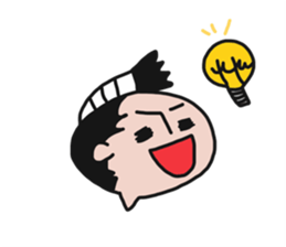 Cheerful tail Samurai's 02 sticker #8125925