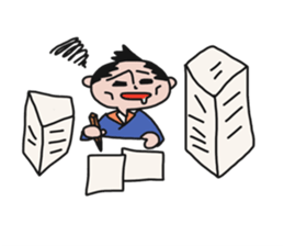 Cheerful tail Samurai's 02 sticker #8125940