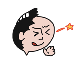 Cheerful tail Samurai's 02 sticker #8125947