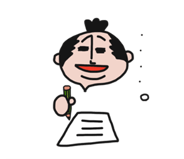 Cheerful tail Samurai's 02 sticker #8125952