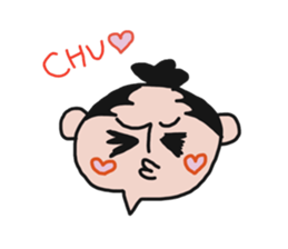 Cheerful tail Samurai's 02 sticker #8125954