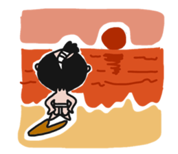 Cheerful tail Samurai's 02 sticker #8125963