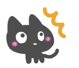 Black cat Sticker!2 sticker #8126329