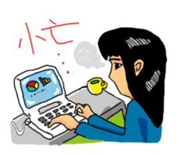 Crazy bank clerks - part 2 sticker #8126589