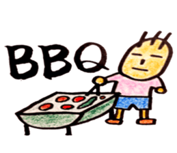 pinky with fude neo sticker #8126883