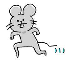 Scrawl mouse sticker #8127368