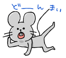 Scrawl mouse sticker #8127373