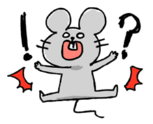 Scrawl mouse sticker #8127377