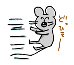 Scrawl mouse sticker #8127379