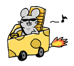 Scrawl mouse sticker #8127393