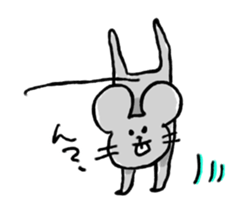 Scrawl mouse sticker #8127400