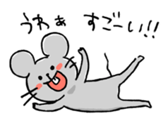Scrawl mouse sticker #8127402