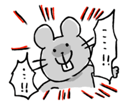 Scrawl mouse sticker #8127403