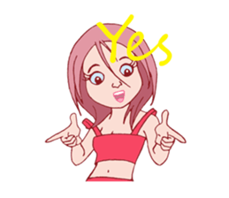 Girls in Action everydays in life sticker #8127528