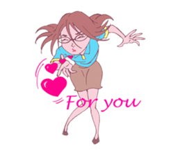 Girls in Action everydays in life sticker #8127531