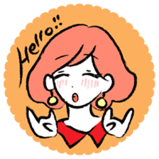 girly girly girl sticker #8127646