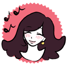 girly girly girl sticker #8127670