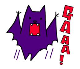 ghost and cat and pumpkin and ,,, sticker #8127927