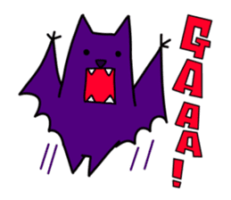 ghost and cat and pumpkin and ,,, sticker #8127927