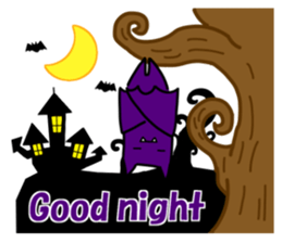 ghost and cat and pumpkin and ,,, sticker #8127935