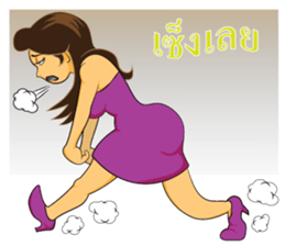 PRETTY LADY sticker #8128047