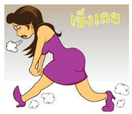 PRETTY LADY sticker #8128047