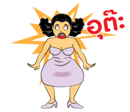 PRETTY LADY sticker #8128058