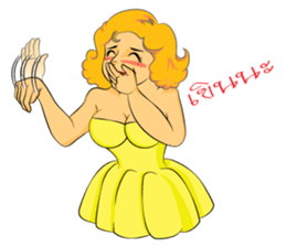 PRETTY LADY sticker #8128059