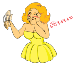 PRETTY LADY sticker #8128059