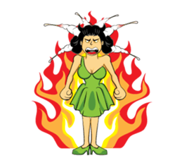 PRETTY LADY sticker #8128060