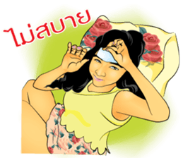 PRETTY LADY sticker #8128076