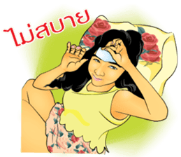 PRETTY LADY sticker #8128076