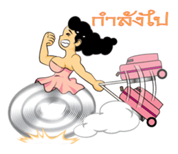 PRETTY LADY sticker #8128081