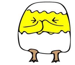 Very cute baby chick. sticker #8128904