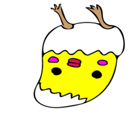 Very cute baby chick. sticker #8128911