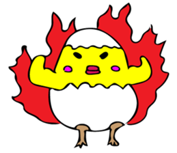 Very cute baby chick. sticker #8128922