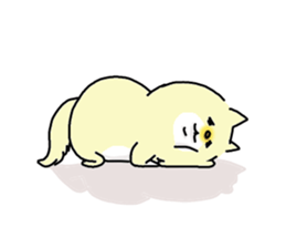 He is like a dog. sticker #8129564