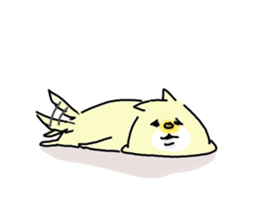 He is like a dog. sticker #8129565