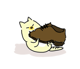 He is like a dog. sticker #8129578