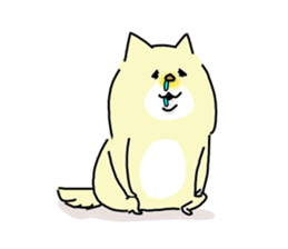 He is like a dog. sticker #8129579