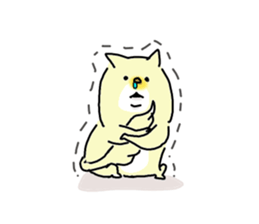 He is like a dog. sticker #8129581