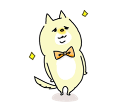 He is like a dog. sticker #8129583