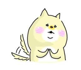 He is like a dog. sticker #8129585