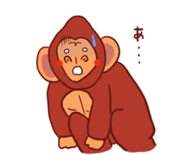 Gorilla's sticker sticker #8129649