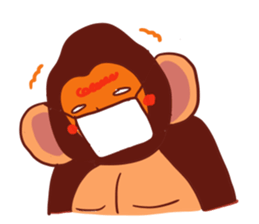 Gorilla's sticker sticker #8129658