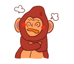 Gorilla's sticker sticker #8129673