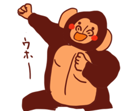 Gorilla's sticker sticker #8129677