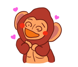 Gorilla's sticker sticker #8129678